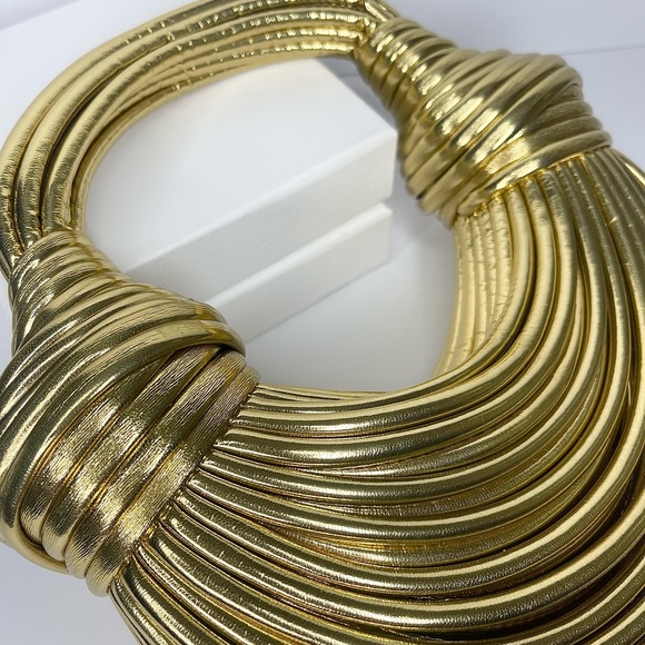 Gold Statement Handbag - Picture 2 of 5